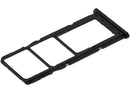 Bandeja SIM negra de repuesto para Samsung Galaxy M32 (M325), ranura para tarjeta SIM card tray.