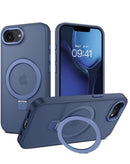 Encuentra la carcasa de carga inalámbrica con soporte de anillo para iPhone 16E (DARK BLUE) en Xela Quetzaltenango.