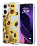 Compra la tapa trasera Liquid Quicksand Glitter SUNFLOWER para iPhone 16 Plus en nuestra tienda en Quetzaltenango.