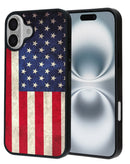 Carcasa de aluminio impresa con la bandera de Estados Unidos para iPhone 16 en Xela Quetzaltenango.