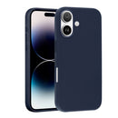 ¡Protege tu iPhone 16 Plus con estilo y comodidad con nuestra funda de cuero con cargador inalámbrico en color azul marino en Xela Quetzaltenango!