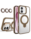 Protege tu iPhone 16 Plus en Xela Quetzaltenango con una funda transparente magnética y 2 soportes.