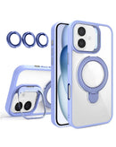 Protege tu iPhone 16 Plus con la funda magnética clear con 2 kickstand y lente de cámara en Xela Quetzaltenango.