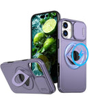 Encuentra el estuche con soporte anular y cubierta deslizante para lente de cámara iPhone 16 Plus en Xela Quetzaltenango.