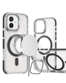Protege tu iPhone 16 Plus con una case magnética transparente delgada con soporte para cámara en Quetzaltenango.