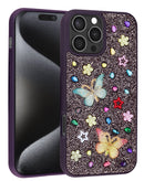 Encuentra la funda Butterfly Glitter Rhinestone DARK PURPLE para tu iPhone en Xela Quetzaltenango.