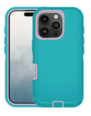Encuentra la mejor funda heavy duty para iPhone 16 Pro en Quetzaltenango en SlowBack, garantizada y en colores TEAL & PINK.