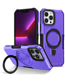 Protege tu iPhone 16 Pro con este case rígido antichoque con portador de anillo en color morado en Xela Quetzaltenango.
