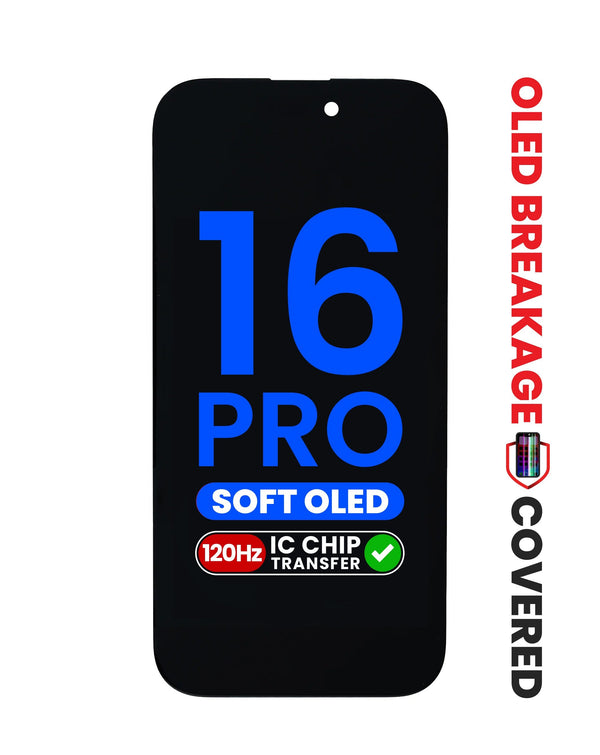 Encuentra la mejor pantalla soft OLED para iPhone 16 Pro en Quetzaltenango.
