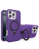 Encuentra la funda heavy duty con soporte de carga inalámbrica color morado en Xela Quetzaltenango.