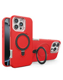 Protege tu iPhone 16 Pro con esta funda heavy duty roja con carga inalámbrica y soporte en Quetzaltenango.