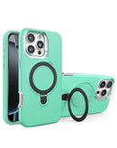 Encuentra en Xela Quetzaltenango el Case Heavy Duty con carga inalámbrica y soporte para iPhone 16 Pro en color Sky Blue.