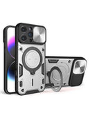 Protege tu lente de cámara deslizante para iPhone 16 Pro con esta elegante funda plateada en Xela Quetzaltenango.