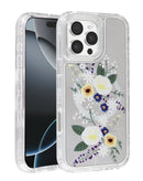 Protege y carga tu iPhone 16 Pro con la funda transparente Flower Design con cargador inalámbrico en Quetzaltenango.