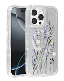 Protege tu iPhone 16 Pro con estilo y carga de forma inalámbrica con este case transparente Flower Design en Quetzaltenango.