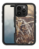 Protege tu iPhone 16 Pro con nuestra resistente funda heavy duty en color Camo Black en Quetzaltenango.
