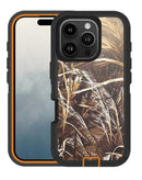 Protege tu iPhone 16 Pro con estilo en Quetzaltenango con esta funda heavy duty CAMO ORANGE.