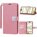 Funda de cuero elegante PINK iPhone 16 Pro Max