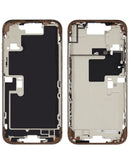 Marco medio para iPhone 16 Pro Max en color Desert Titanium, ideal para reparaciones en Quetzaltenango.