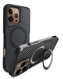 Protege tu iPhone 16 Pro Max con esta funda de fibra de carbono magnética con soporte en Xela Quetzaltenango.