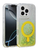 Protege tu iPhone 16 Pro Max con estilo con esta funda protectora de glitter líquido con carga inalámbrica en Xela.