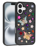 Encuentra la funda Butterfly Glitter Rhinestone negro para iPhone en Xela Quetzaltenango.