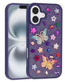 Encuentra la funda decorativa Butterfly Glitter Rhinestone DARK PURPLE para iPhone 17 en Xela Quetzaltenango.