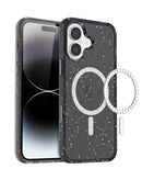 Case de carga inalambrica Splash Ink Design iPhone 17 (Negro)