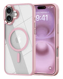 Encuentra las mejores fundas transparentes magnéticas en color rosa para iPhone 17 en Quetzaltenango.