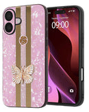 Encuentra la mejor Funda de lujo con diamantes y diseño de mariposa para iPhone 17 en Xela Quetzaltenango.