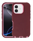 Protector Heavy Duty MAROON & PINK para iPhone 17 en Quetzaltenango, ideal para proteger tu dispositivo en Xela.