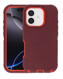 Protege tu iPhone 17 con estilo con esta funda heavy duty en colores marrón y rojo en Quetzaltenango.