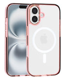 Protege tu iPhone 17 con estilo con una funda magnética transparente color rosa en Xela Quetzaltenango.