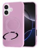 Funda magnetica con soporte de anillo 360 iPhone 17 PINK
