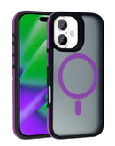 Encuentra la funda bicolor mate magnética translúcida para iPhone 17 en Xela Quetzaltenango.