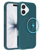 Funda dual layer con carga inalambrica iPhone 17 (DARK GREEN)
