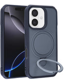 Protector de alta calidad color azul marino para iPhone 17 con soporte magnético, ideal para proteger tu dispositivo en Quetzaltenango.