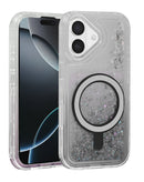 Protector de celular con bumper líquido y glitter para iPhone 17 en Quetzaltenango.