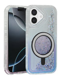 Encuentra la funda protectora con carga inalámbrica glitter liquid bumper para iPhone 17 en Quetzaltenango.