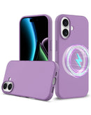 Encuentra el Case soft solid silicone con carga inalámbrica LILAC para iPhone 17 en Quetzaltenango.