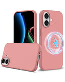 Funda de silicona con carga inalámbrica para iPhone 17 en color rosa en Xela Quetzaltenango.