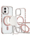 Protege tu iPhone 17 con esta funda transparente magnética con soporte para cámara en Xela Quetzaltenango.