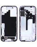 Marco medio lavanda para iPhone 17 con piezas pequeñas, ideal para reparación, garantía de calidad.