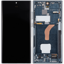 Pantalla OLED para Samsung Galaxy S22 Ultra 5G con marco (Reacondicionado, Verde)