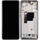Pantalla OLED con marco para Motorola Moto Edge 40 Neo (XT2307-1 / 2023) Negra