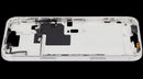 Marco medio blanco titanio para iPhone 16 Pro Max, chasis de repuesto con botones, versión global A2894/A3088.
