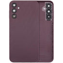 Tapa trasera roja oscura para Samsung Galaxy A14 4G A145 con lente de cámara, repuesto aftermarket.