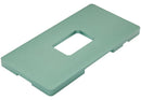 Molde de metal plateado para posicionamiento de pantalla iPhone 12 Pro Max, ideal para reparación de vidrio.
