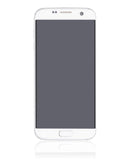 Pantalla OLED con marco para Samsung Galaxy S7 Edge (G935A) Blanca Perla