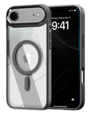 Protege tu iPhone Air con una funda magnética transparente y brillante en color negro en Xela Quetzaltenango.